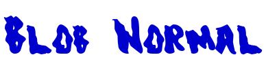 Blob Normal 字体